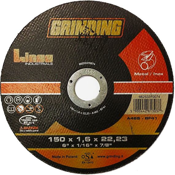 GRINDING 150*1.6 Linea industry rezný kotúč 88.LI-150-1.6R