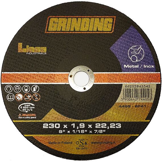 GRINDING 230*1.9 Linea industry rezný kotúč 88.LI-230-1.9R