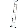 FIELDMANN rebrík multifunkčný FZZ 4107, rebrík 360cm, štafle 174cm, nosnosť 150kg,