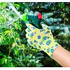 VERTO rukavice záhradné povrstvené nitrilom, veľ.9", kvetinový vzor, 97H142