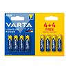 VARTA batéria alkalická Longlife Power AAA, LR03, tužková, súprava 8ks