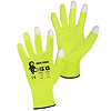 CXS rukavice pracovné BRITA TOUCH, máčané v PU, Cu vlákno v koncoch ukazováka a palca, veľ. 7