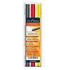 PICA tuhy náhradné hranaté do ceruzky BIG Dry univerzálne, 12ks, čierna+žltá+červená 6070